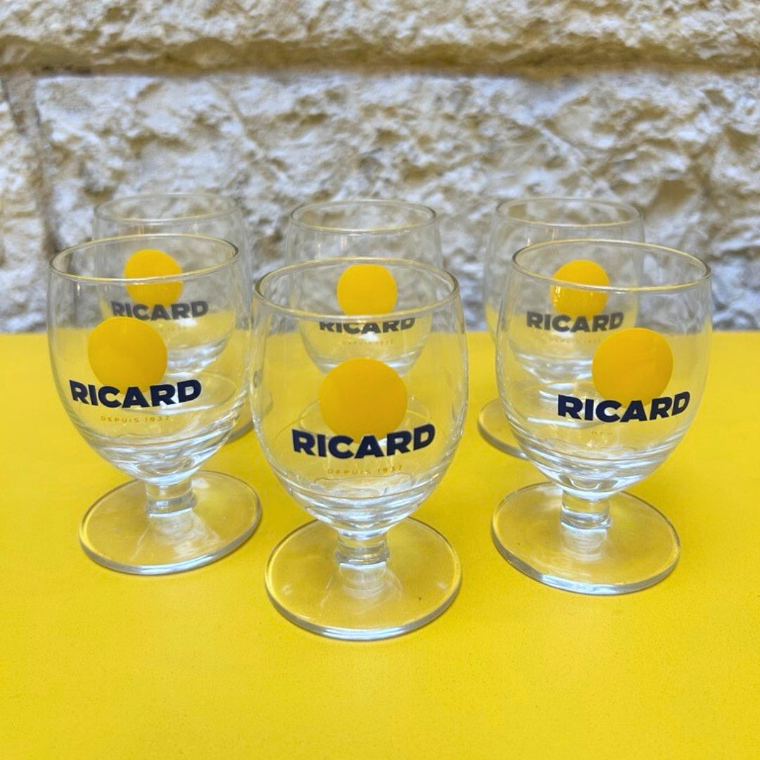 6 Verres Ballons Ricard 11cl