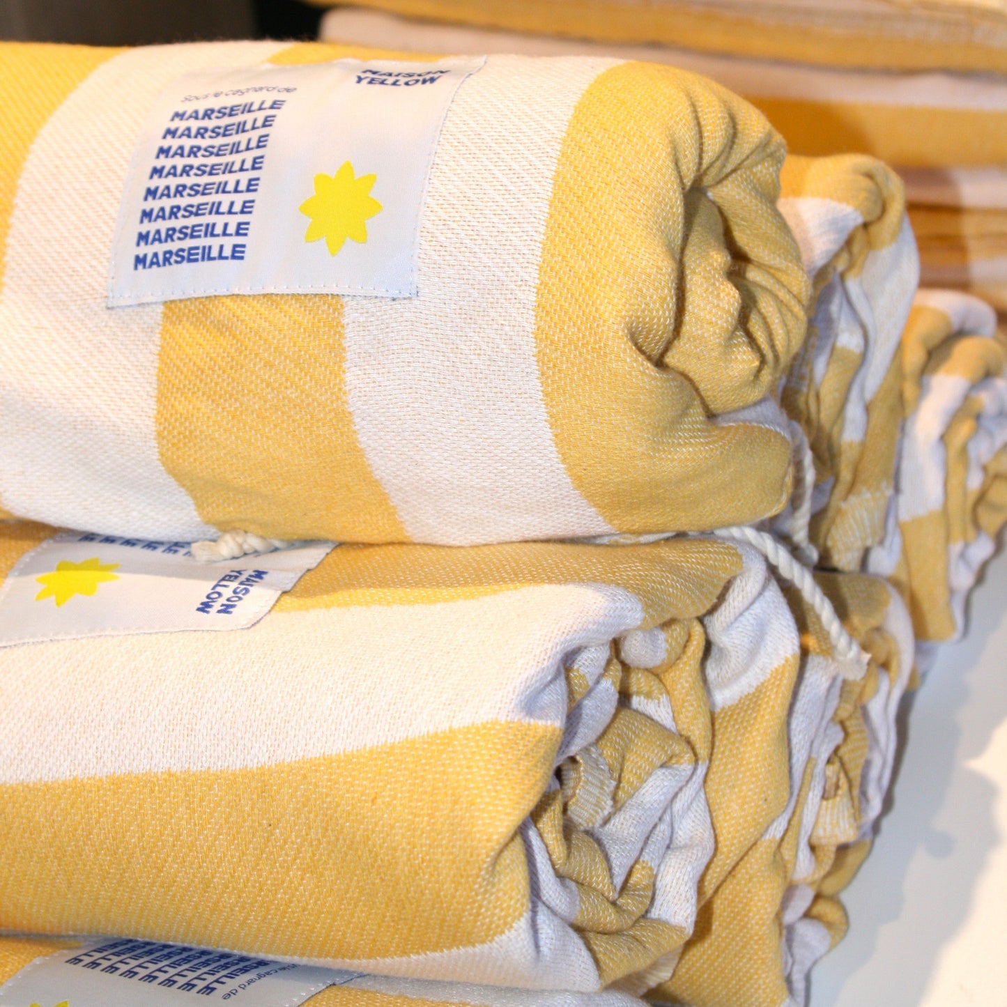 Fouta de plage Maison Yellow