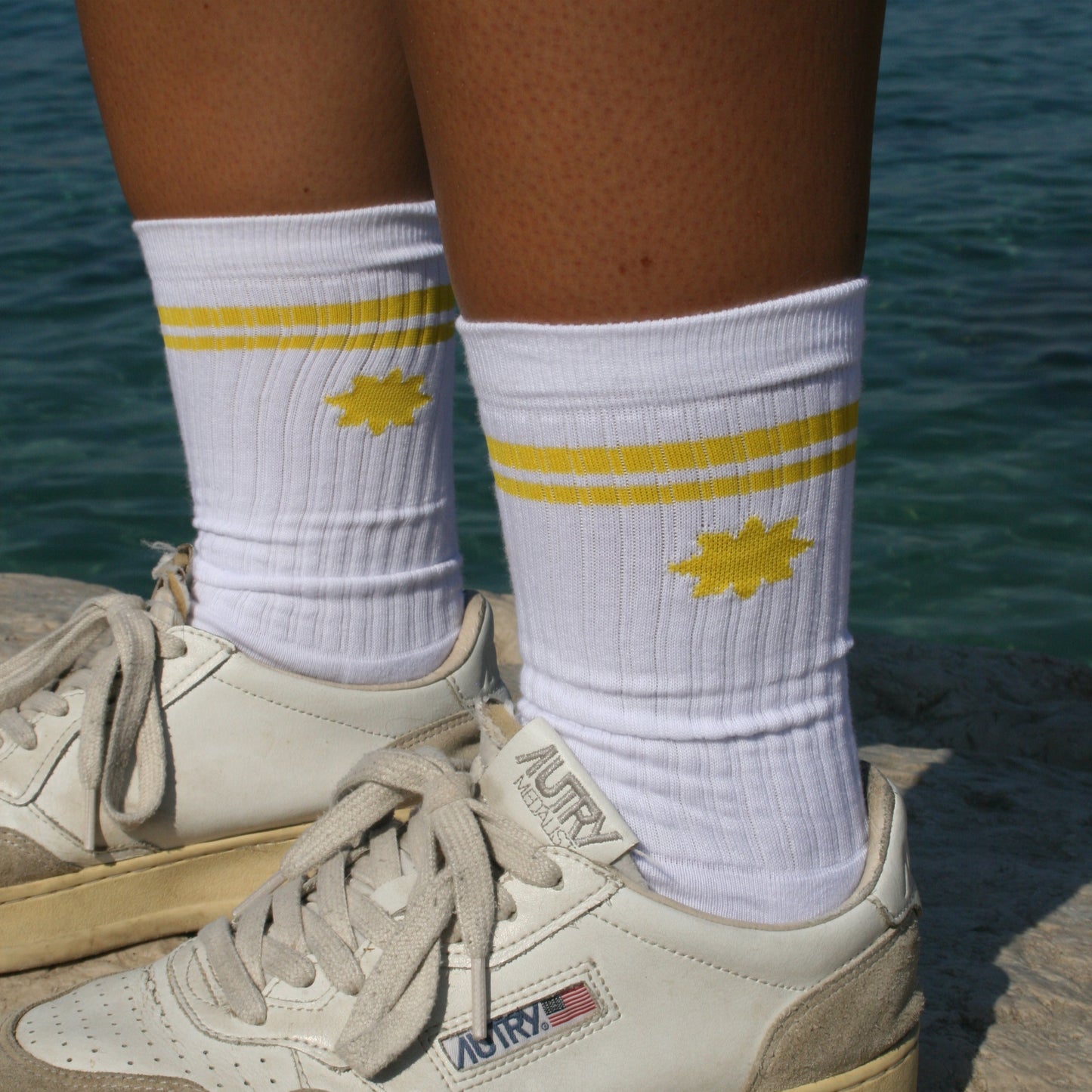 Chaussettes Badiane Maison Yellow