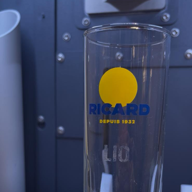 6 Verres Tubes Ricard - Personnalisables