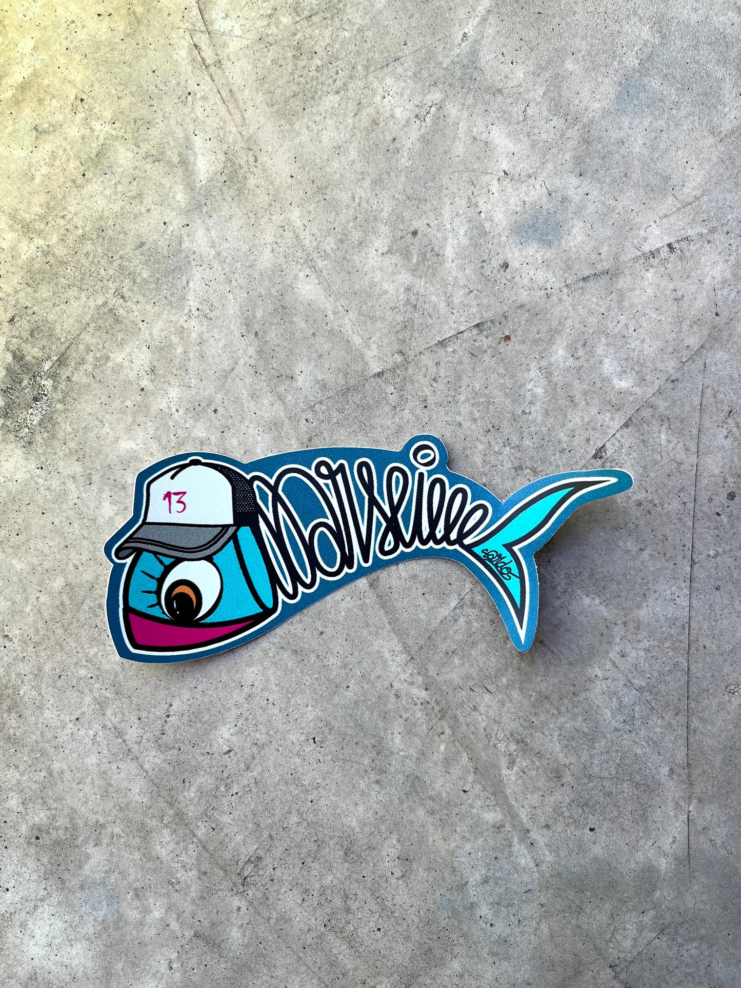 Stickers Marsiho Sardo casquettes