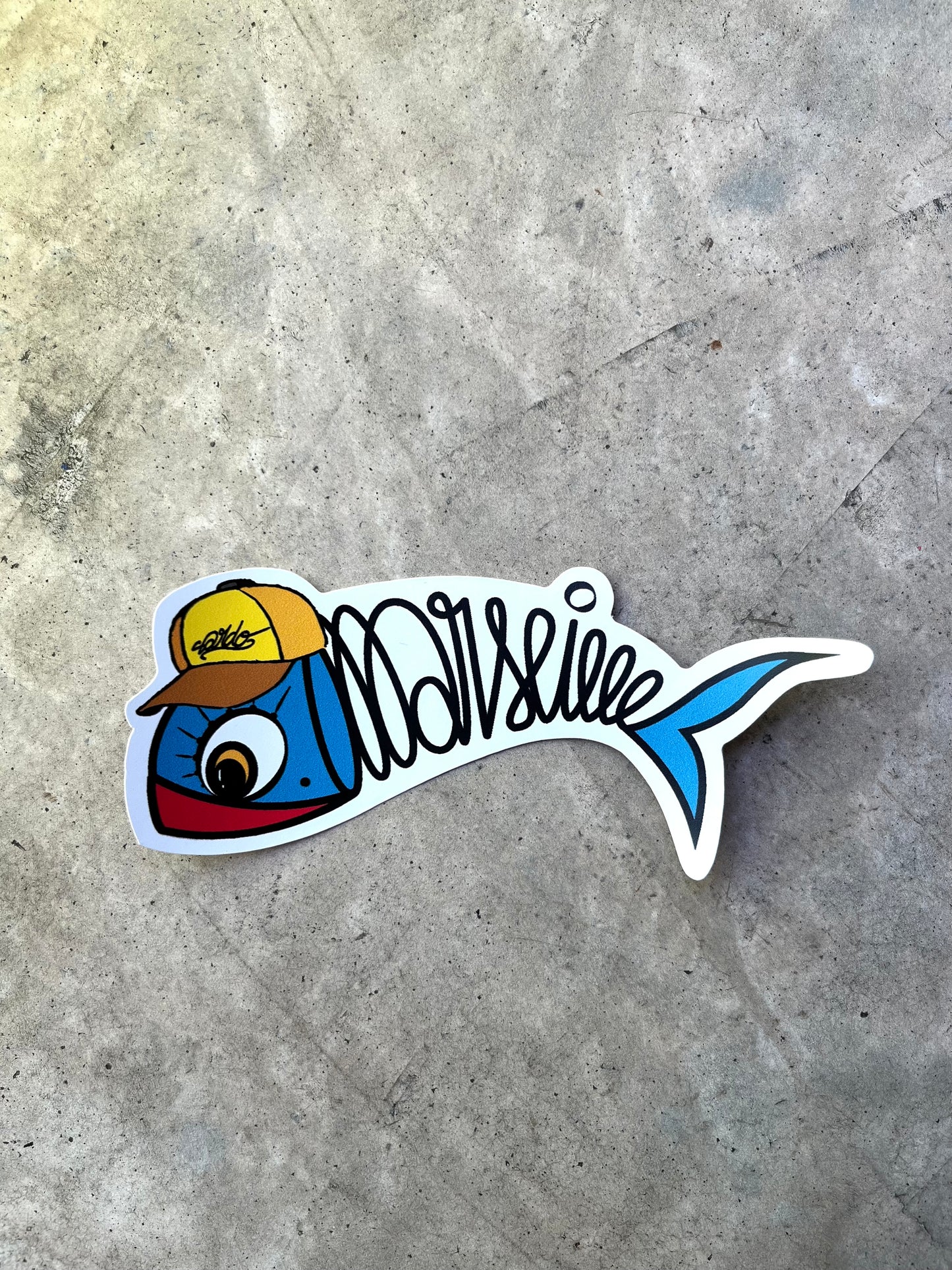 Stickers Marsiho Sardo casquettes