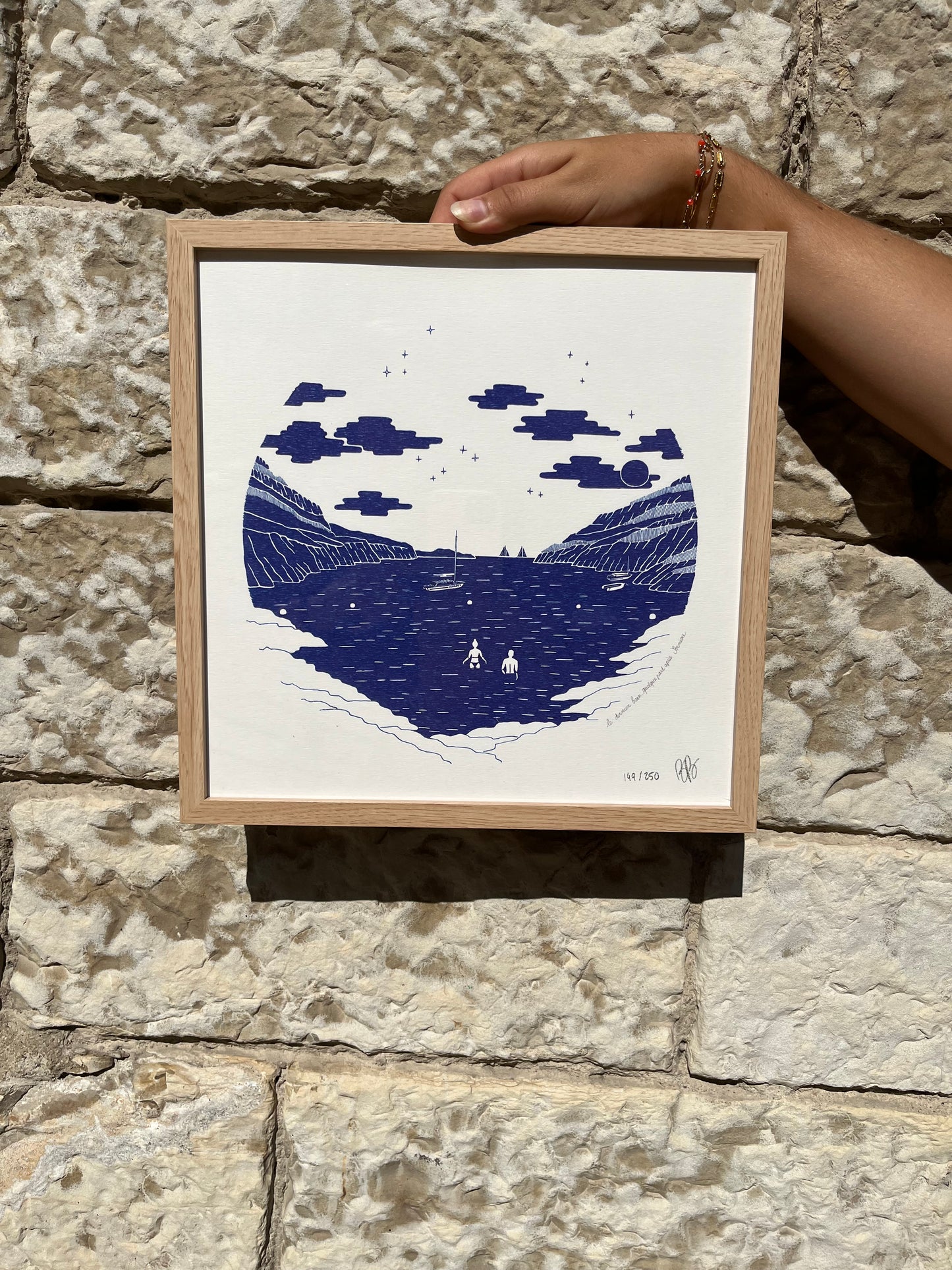 Illustrations "Marseille Bleu" de Bérangère Bouan