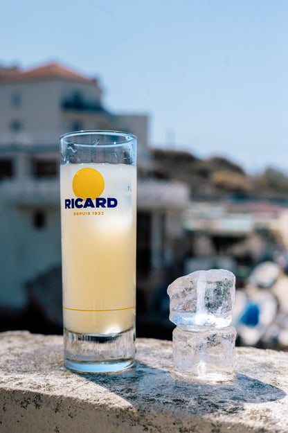 6 Verres Tube Ricard - Personnalisables