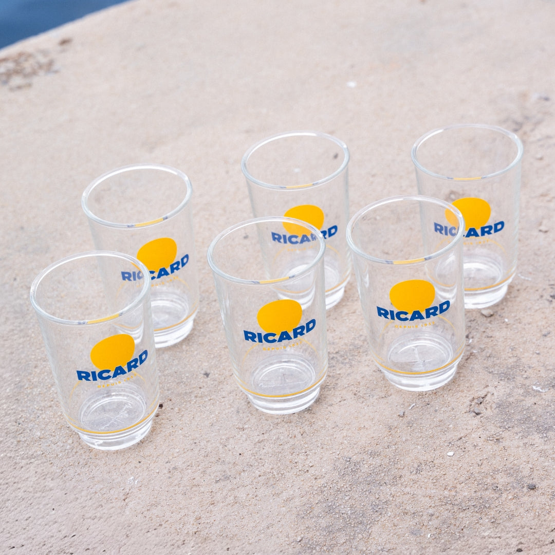 6 Verres Allongés Ricard Lehanneur - Personnalisables