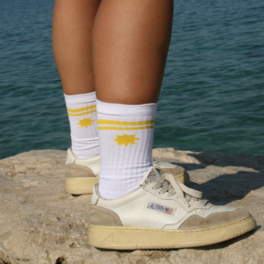Chaussettes Badiane Maison Yellow