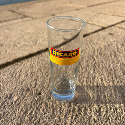 6 Verres Tubes Ricard - Réédition 1984