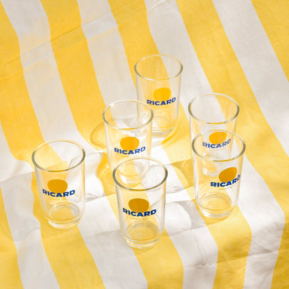 6 Verres Allongés Ricard Lehanneur - Personnalisables