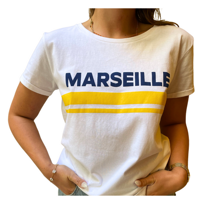 T-shirt Marseille Blanc